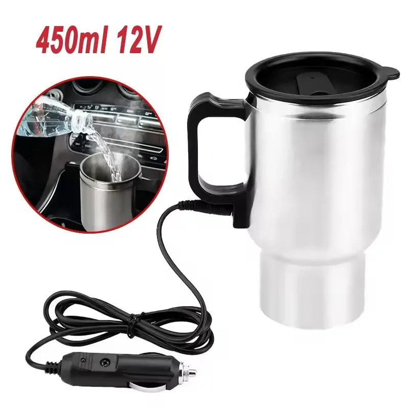 Camping Cooking Electric - Elektryczny czajnik samochodowy 12V 450ml, kubek