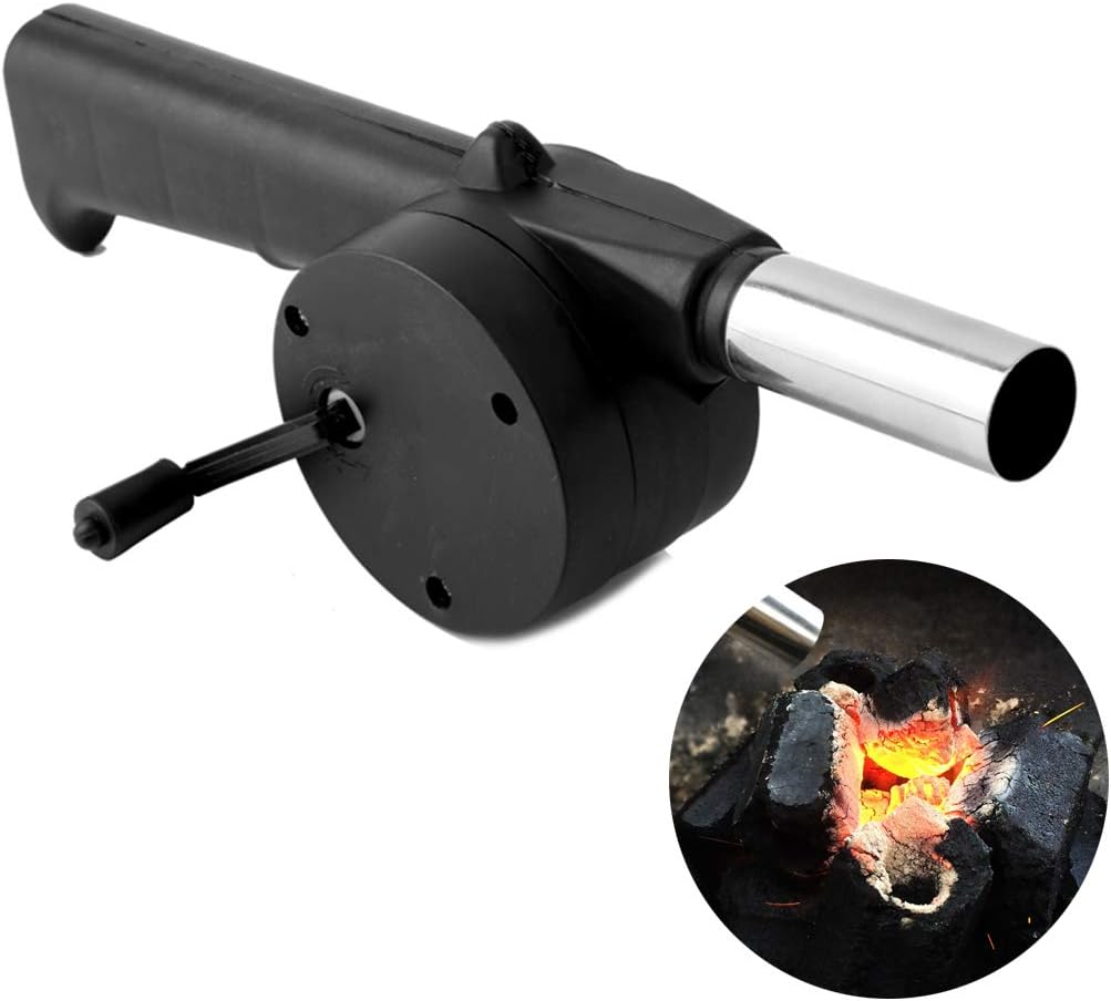 Camping Cooking Essentials - Przenośna dmuchawa do grilla na zewnątrz,