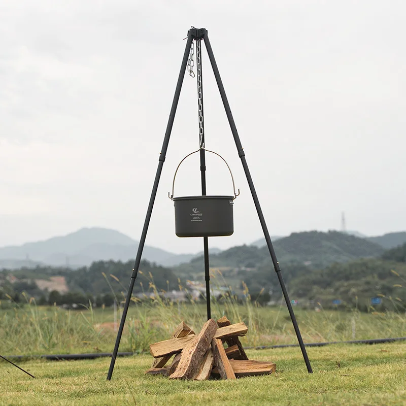 Camping Cooking Pot Tripod - 1Pc Outdoor ognisko statyw Camping piknik