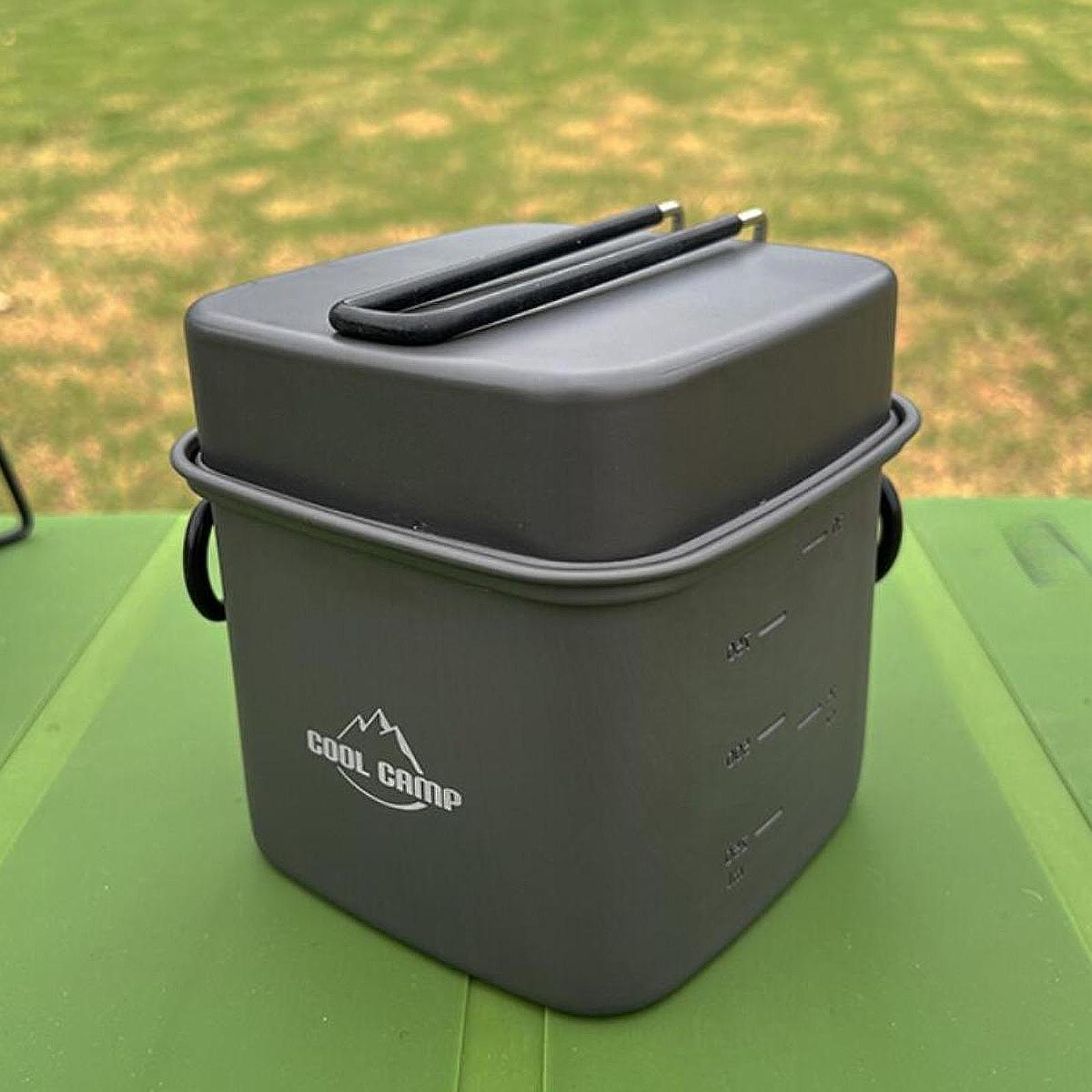 Camping Cooking Set Lightweight - Zestaw naczyń kempingowych Patelnia Podróżna Lekka