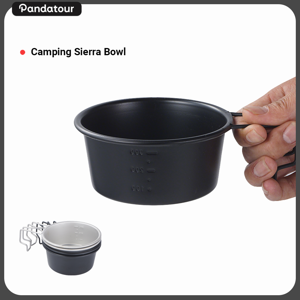 Camping Cooking Set Lightweight - Miska kempingowa Pandatour Outdoor Sierra z