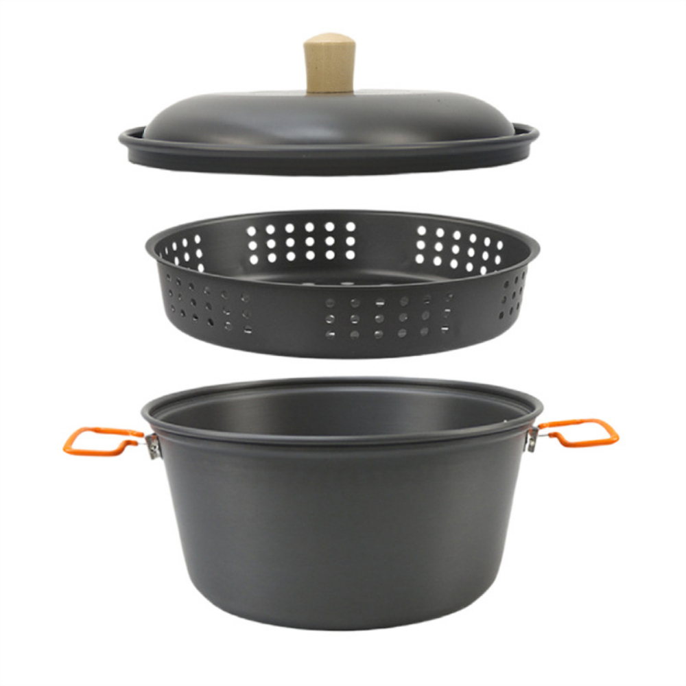 Camping Cooking Essentials - Zestaw garnków do gotowania na zewnątrz