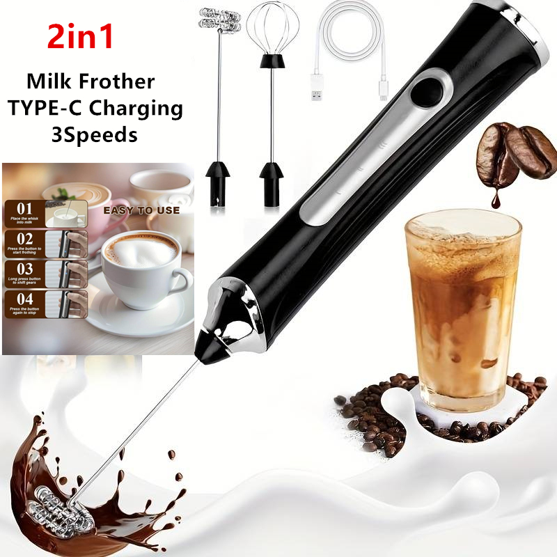 Pocket Coffee Maker - Bezprzewodowy elektryczny spieniacz do mleka i
