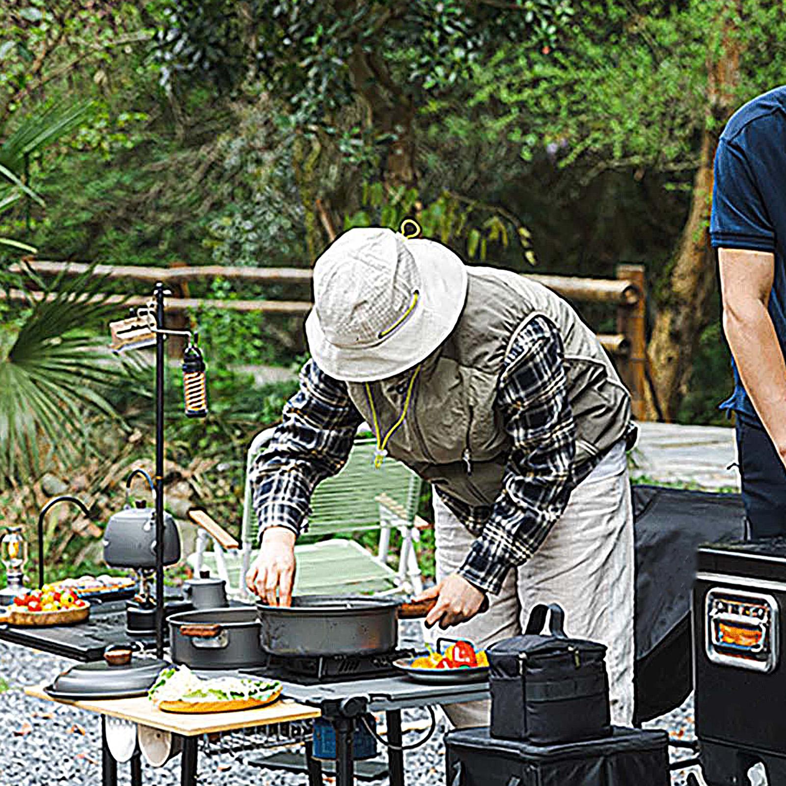 Camping Cooking Pot Large - Przenośny garnek kempingowy, duży, lekki, dwuwarstwowy