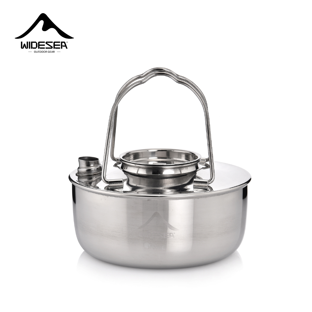 Camping Cooking Essentials - Widesea Camping Outdoor 1.7L SS304 Czajnik