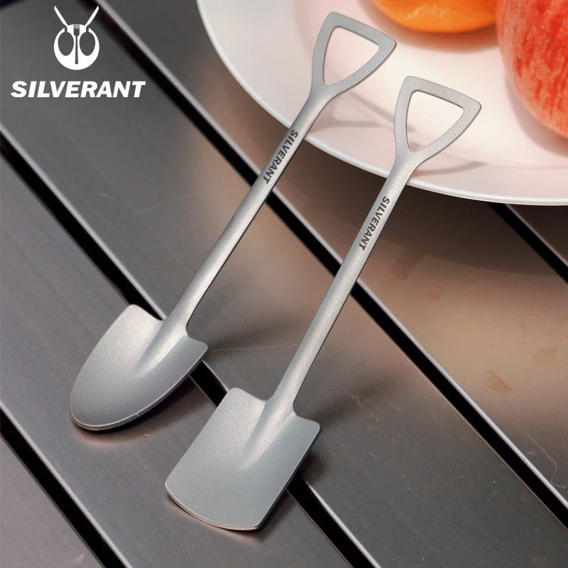 Camping Cooking Set Lightweight - EDC Titanium przenośna w kształcie łopaty