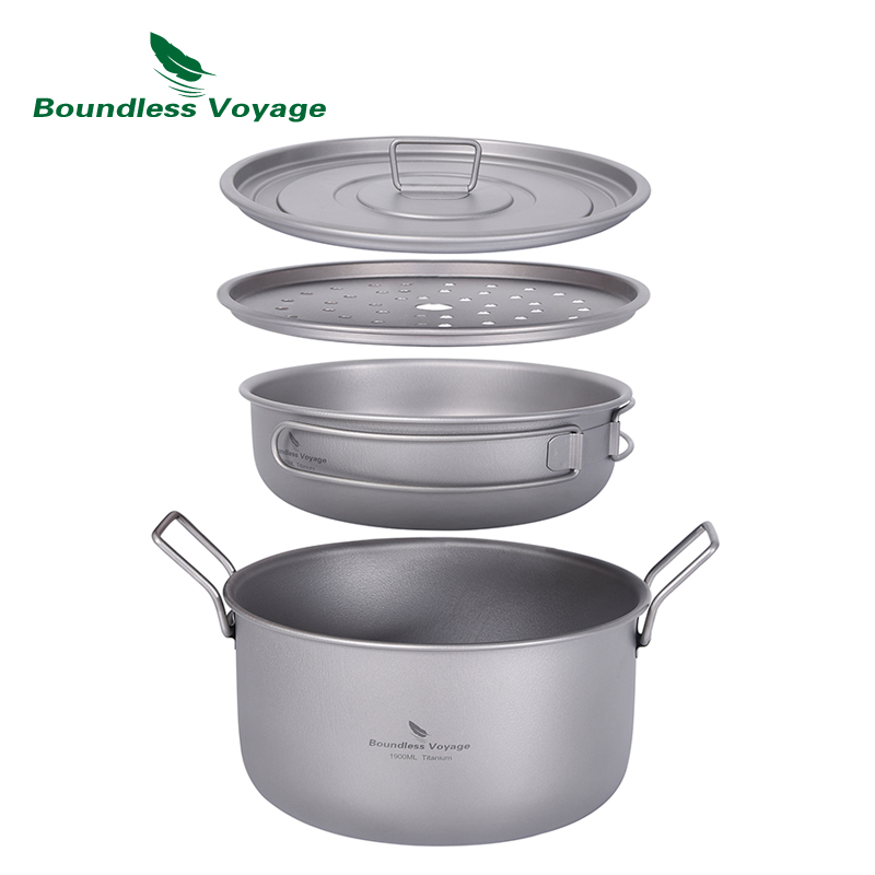 Camping Cooking Essentials - Boundless Voyage Camping garnek do gotowania