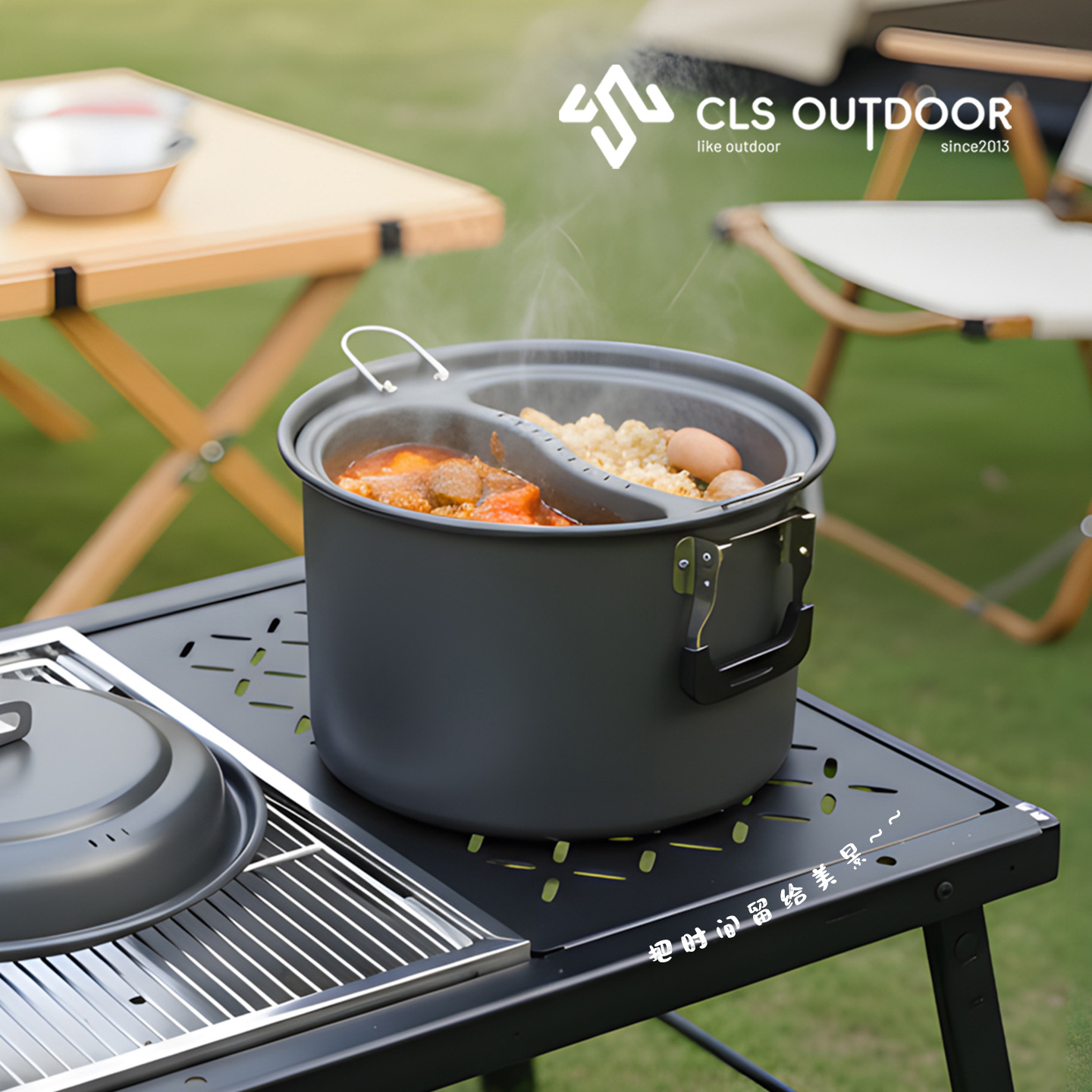 Zestaw garnków do gotowania na – Camping Cooking Pot Large recenzja i cena
