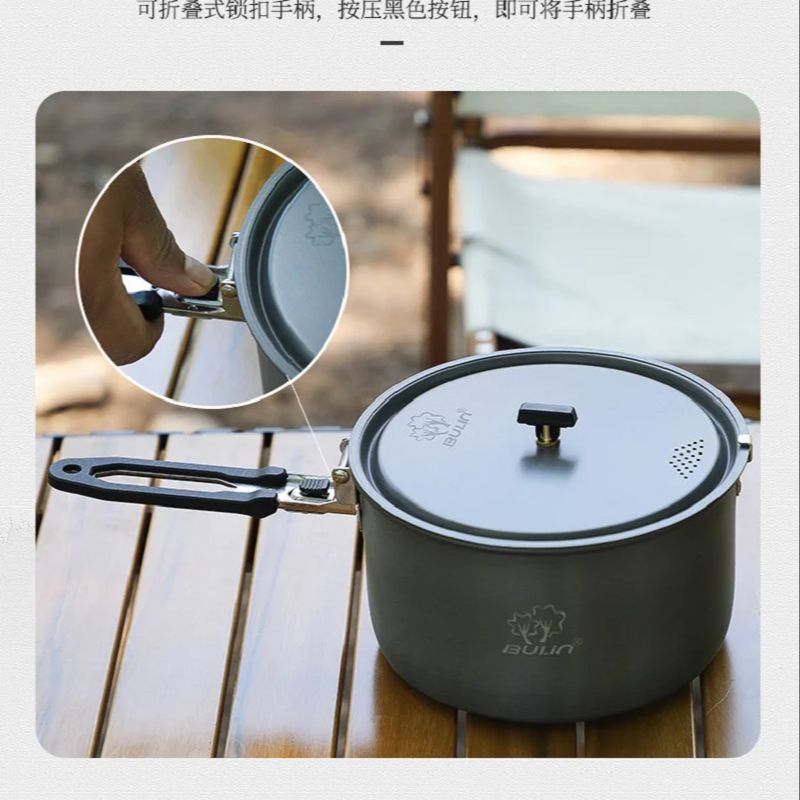 Garnek kempingowy Bulin BL200- – Camping Cooking Hardware recenzja i cena