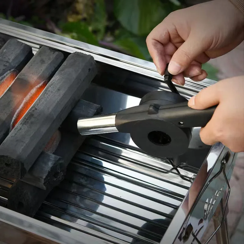Przenośna dmuchawa do grilla n – Camping Cooking Essentials recenzja i cena
