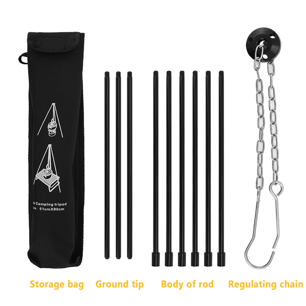 Statyw kempingowy do wiszącego – Camping Cooking Pot Tripod recenzja i cena