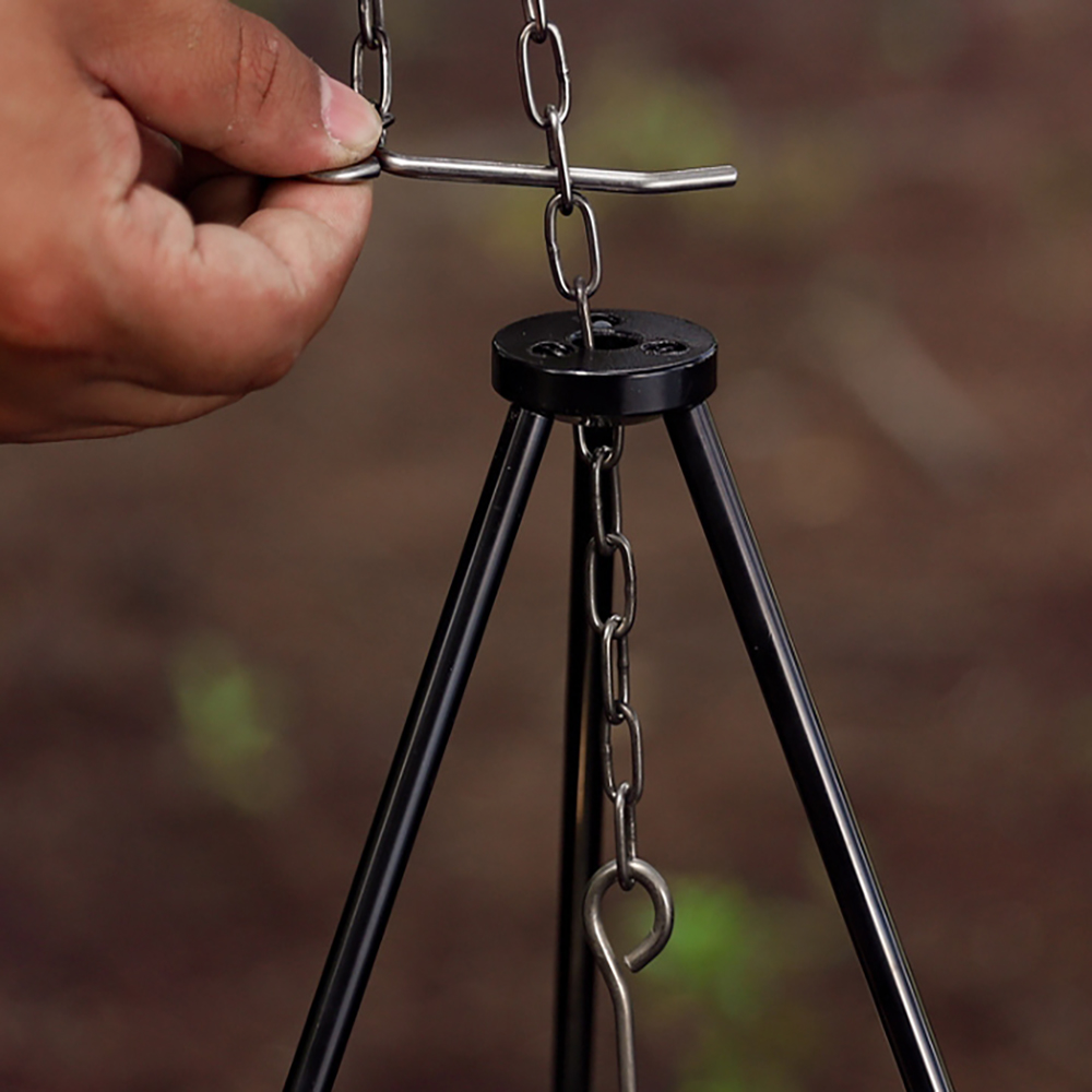 Statyw kempingowy do wiszącego – Camping Cooking Pot Tripod recenzja i cena