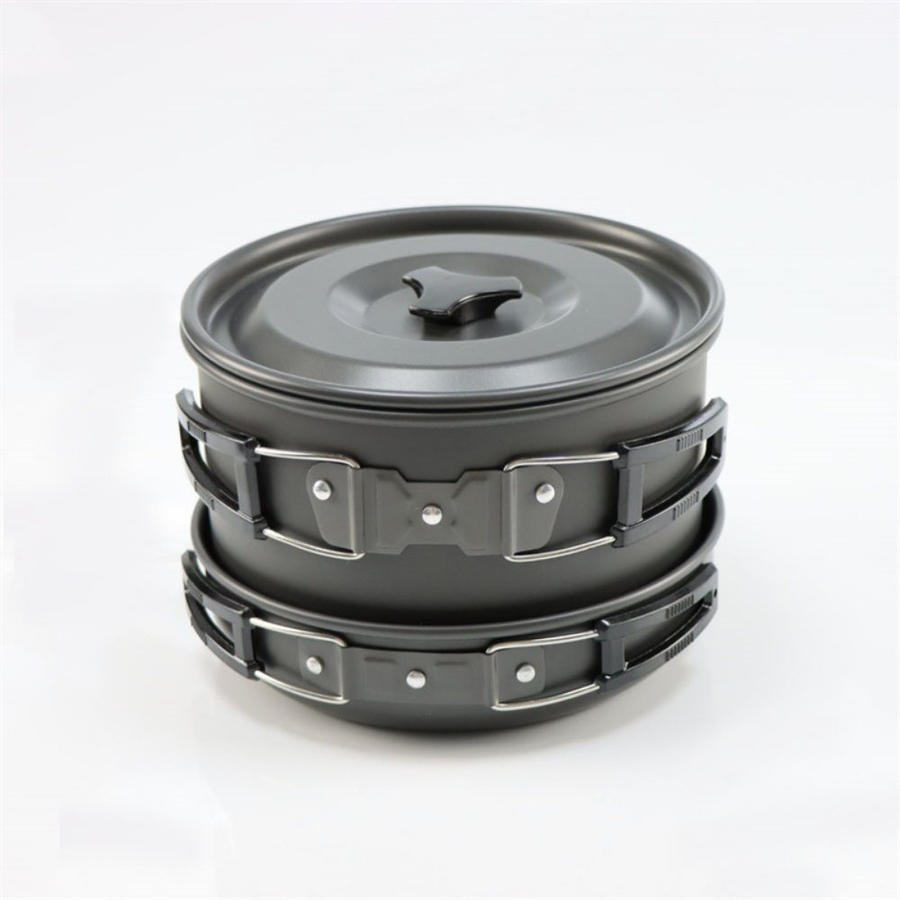 Lekki aluminiowy zestaw do got – Camping Cooking Pot Large recenzja i cena