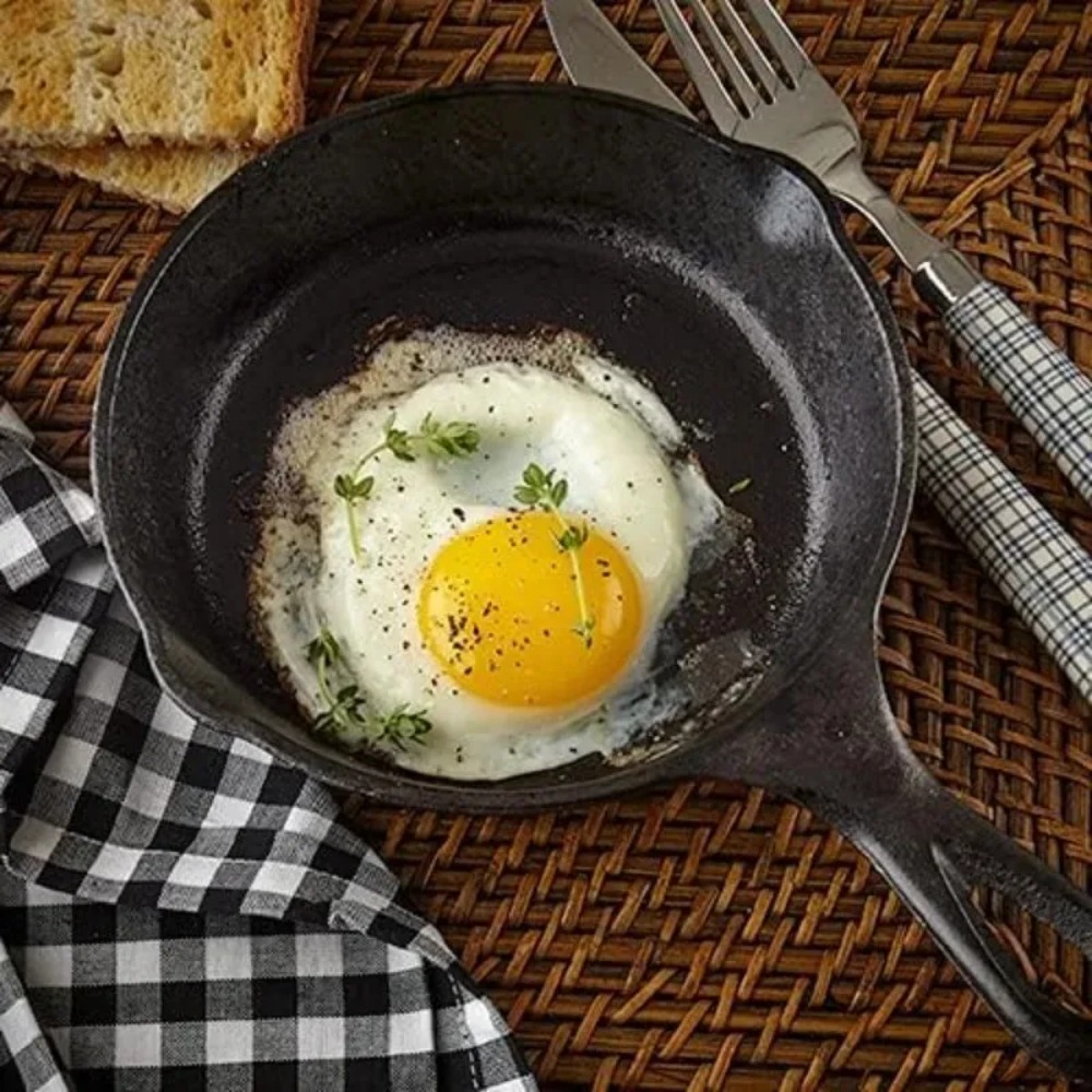 1 szt. 20 cm Patelnia żeliwna  – Camping Cooking Cast Iron recenzja i cena