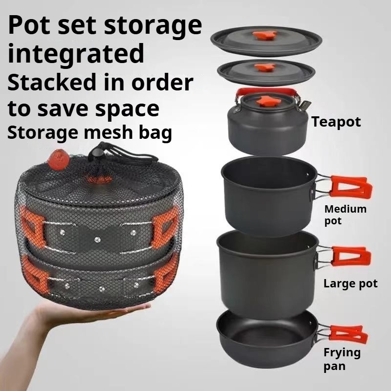 Przenośny garnek o dużej pojem – Camping Cooking Pot Large recenzja i cena