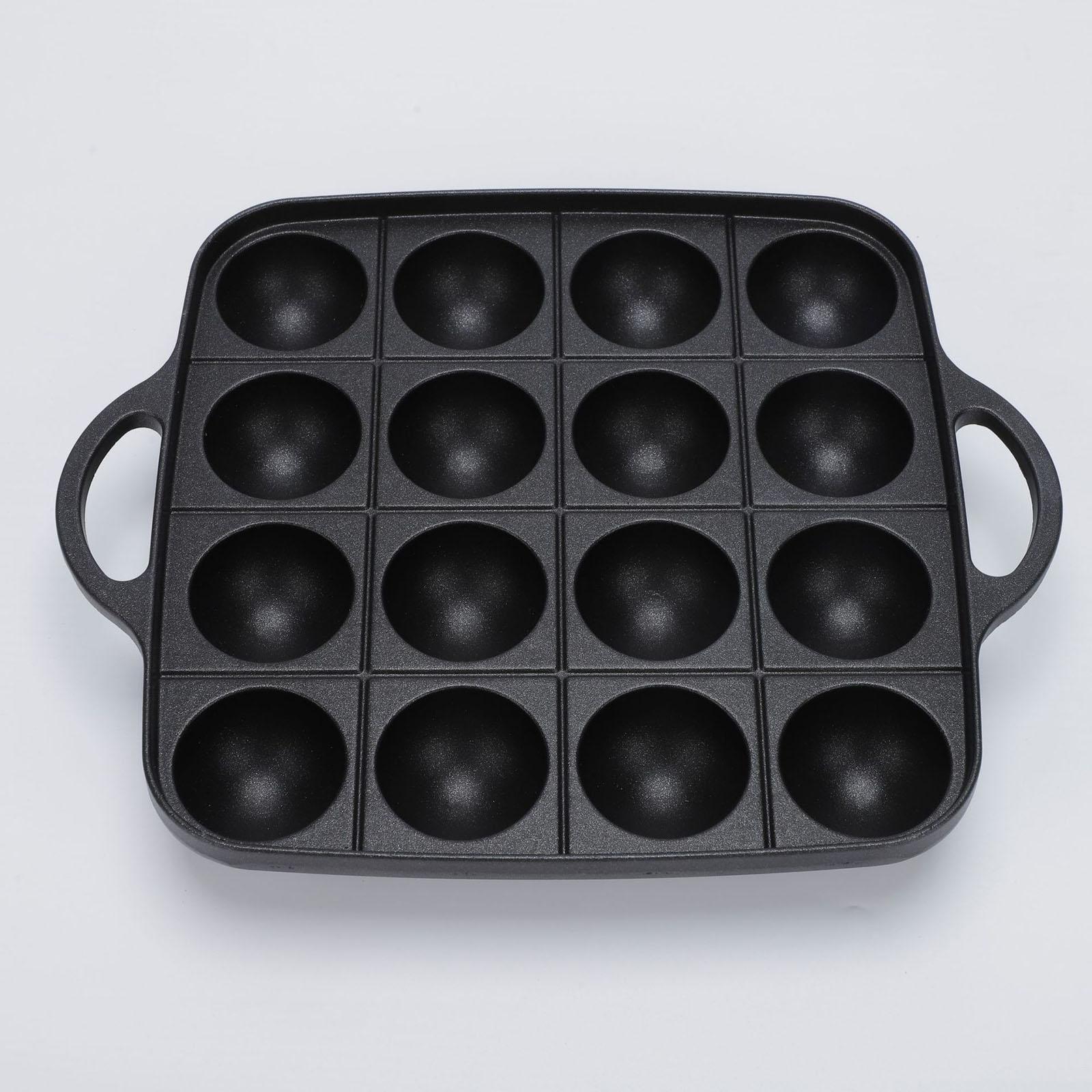 Patelnia do takoyaki z 16 wgłę – Camping Cooking Cast Iron recenzja i cena