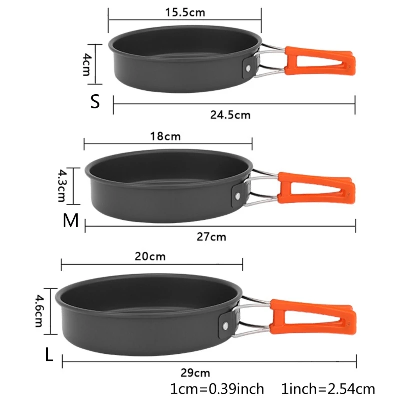 Przenośna patelnia z torbą do  – Camping Cooking Set Lightweight recenzja i cena