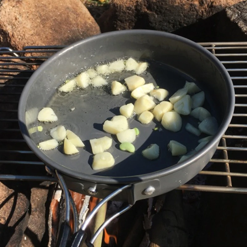 Przenośna patelnia z torbą do  – Camping Cooking Set Lightweight recenzja i cena