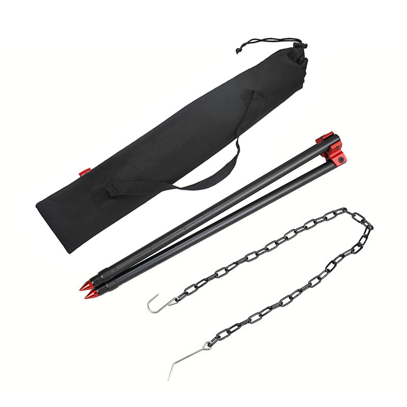 Trójnóg na ogromny ognisko na  – Camping Cooking Pot Tripod recenzja i cena