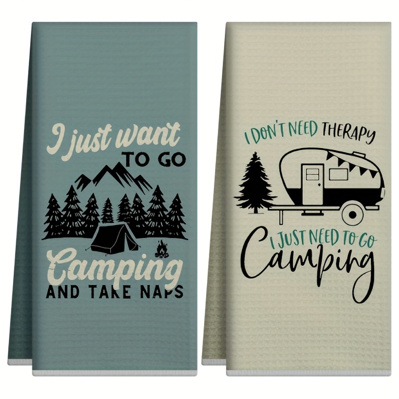 2 szt., Kuchenne ręczniki w st – Camping Cooking Essentials recenzja i cena