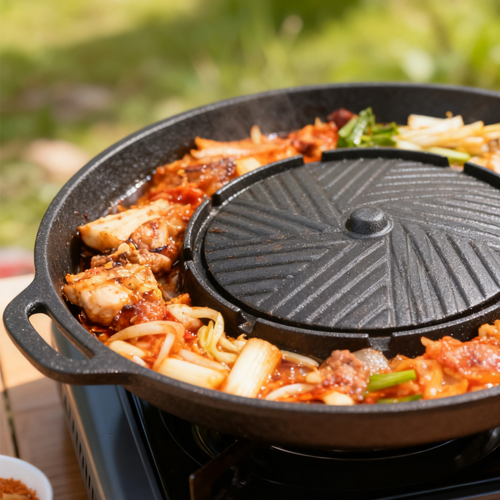 KOSUN Koreańska Patelnia do Gr – Camping Cooking Plate recenzja i cena