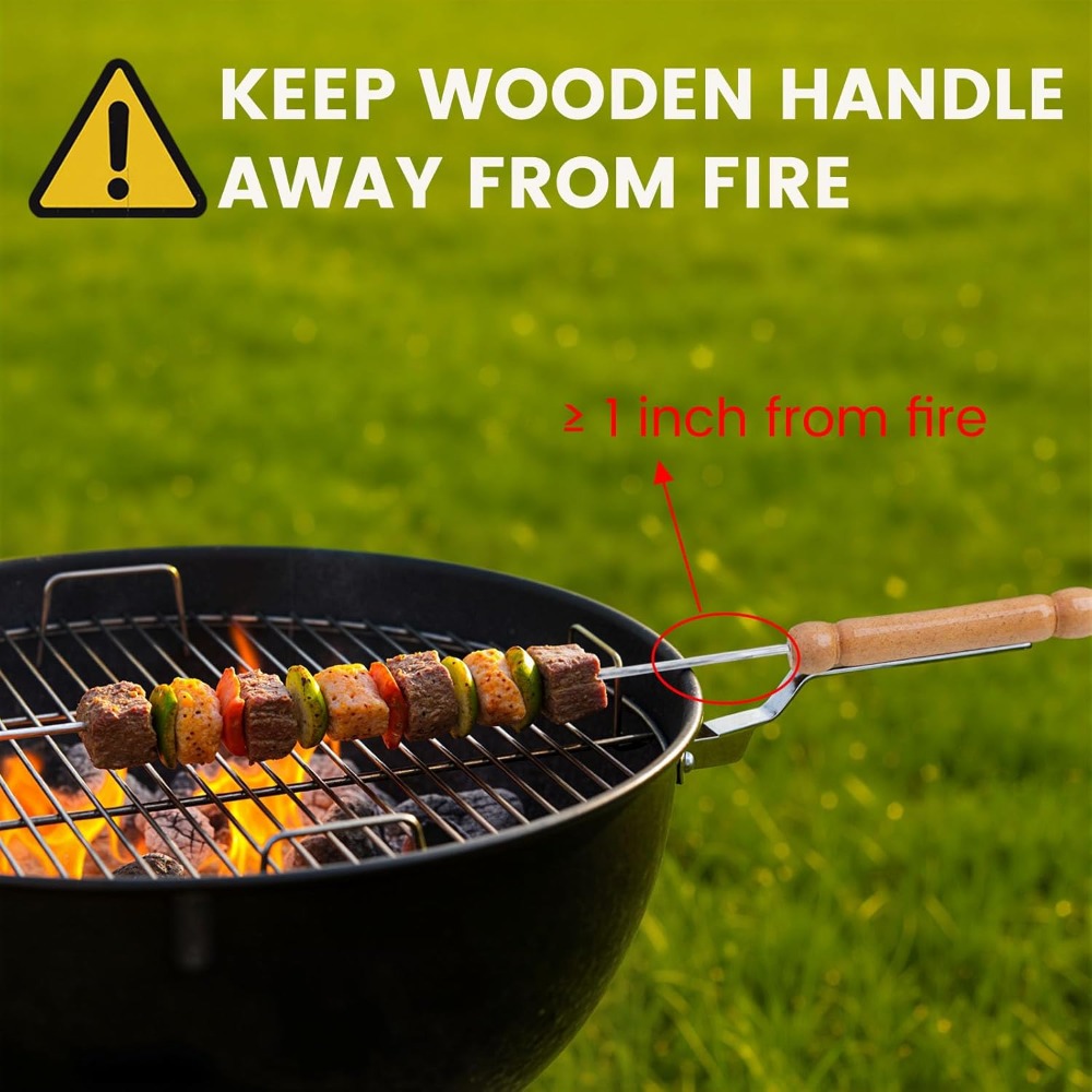 Wielorazowe szpikulce do grill – Camping Cooking Essentials recenzja i cena