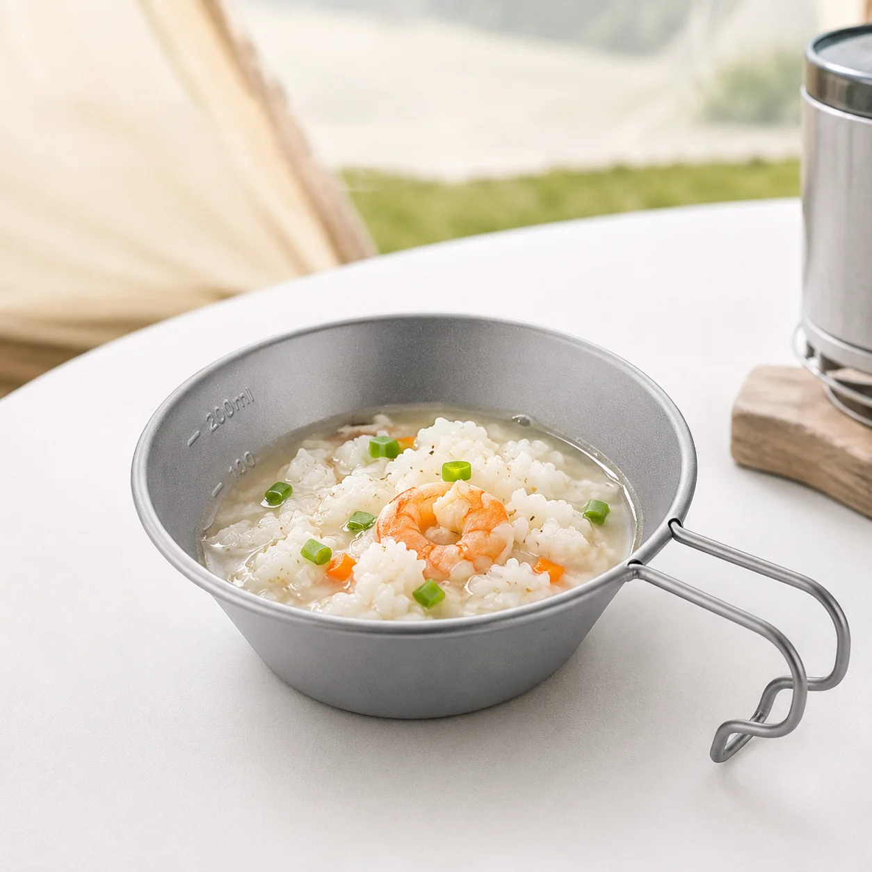 Lekki tytanowy kubek Sierra Bo – Camping Cooking Set Lightweight recenzja i cena