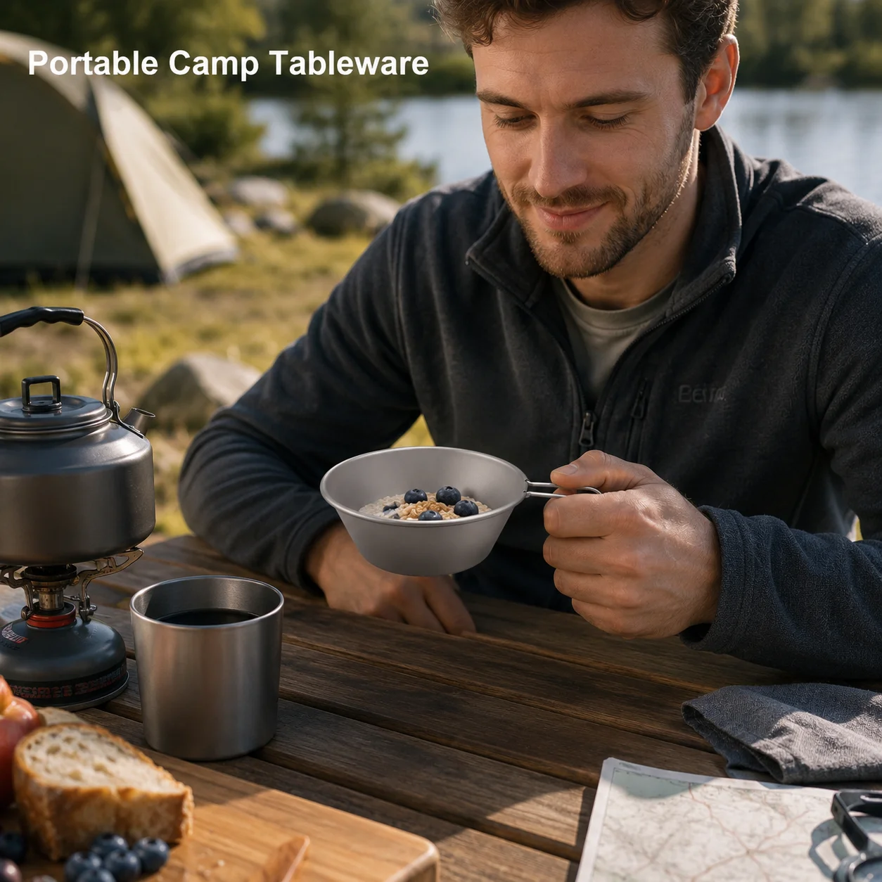 Lekki tytanowy kubek Sierra Bo – Camping Cooking Set Lightweight recenzja i cena