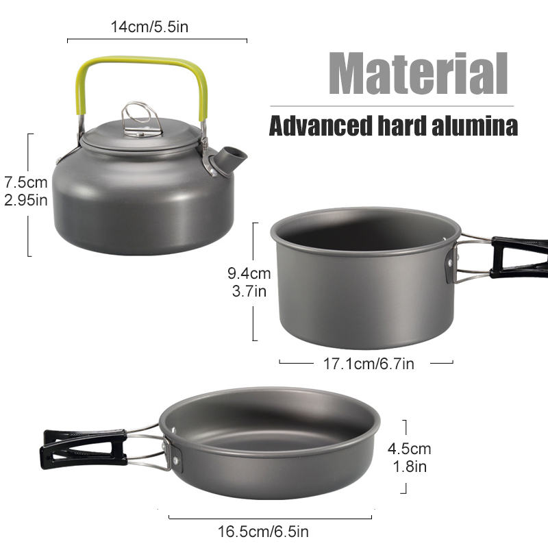 WESTTUNE Zestaw naczyń kemping – Camping Cooking Essentials recenzja i cena