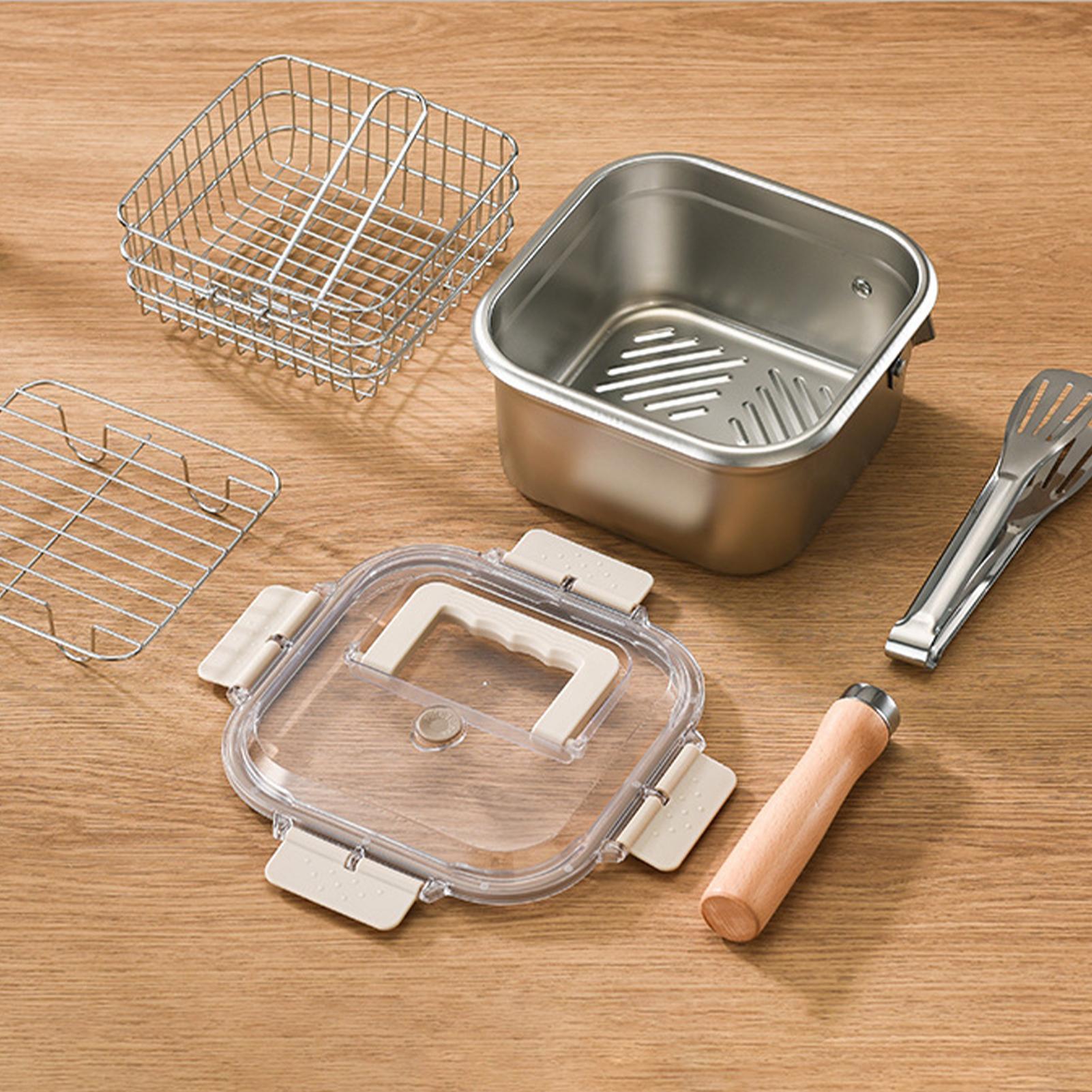 Zestaw do smażenia: kwadratowa – Camping Cooking Pot Large recenzja i cena
