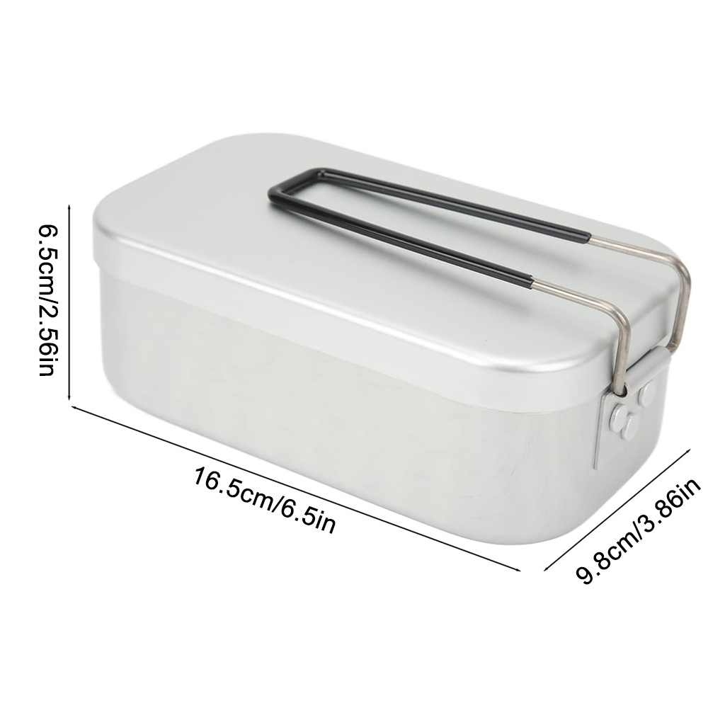 800ML Aluminiowe pudełka na lu – Camping Cooking Hardware recenzja i cena