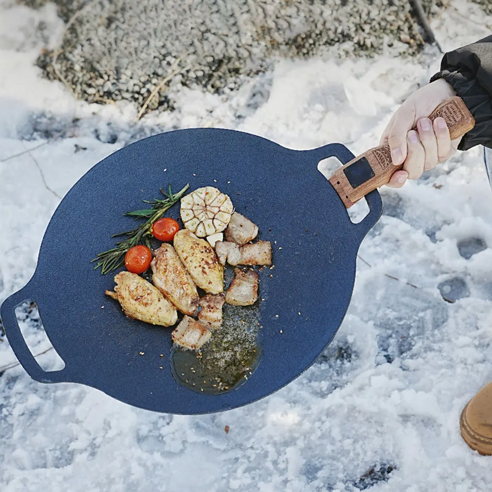 Uchwyt do patelni grillowej z  – Camping Cooking Plate recenzja i cena