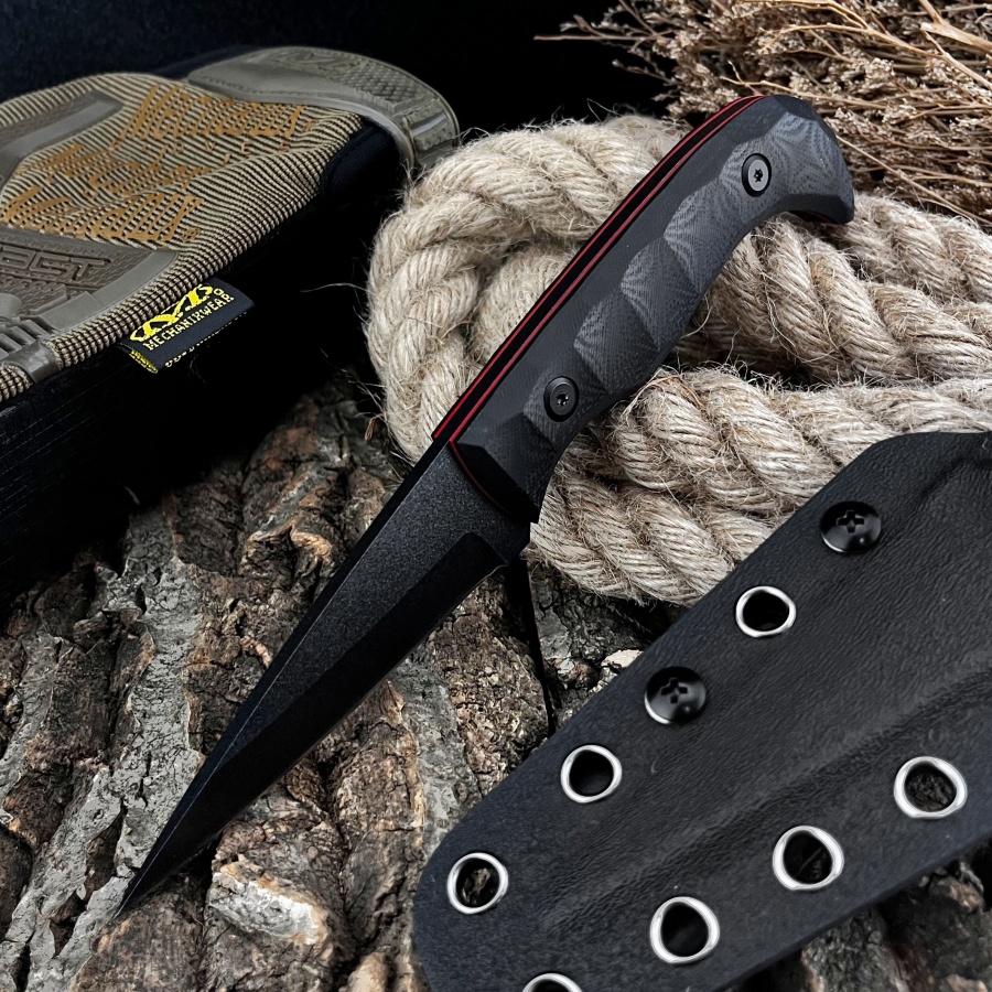 Ręcznie Robiony Nóż Prosty z R – Camping Cooking Essentials recenzja i cena