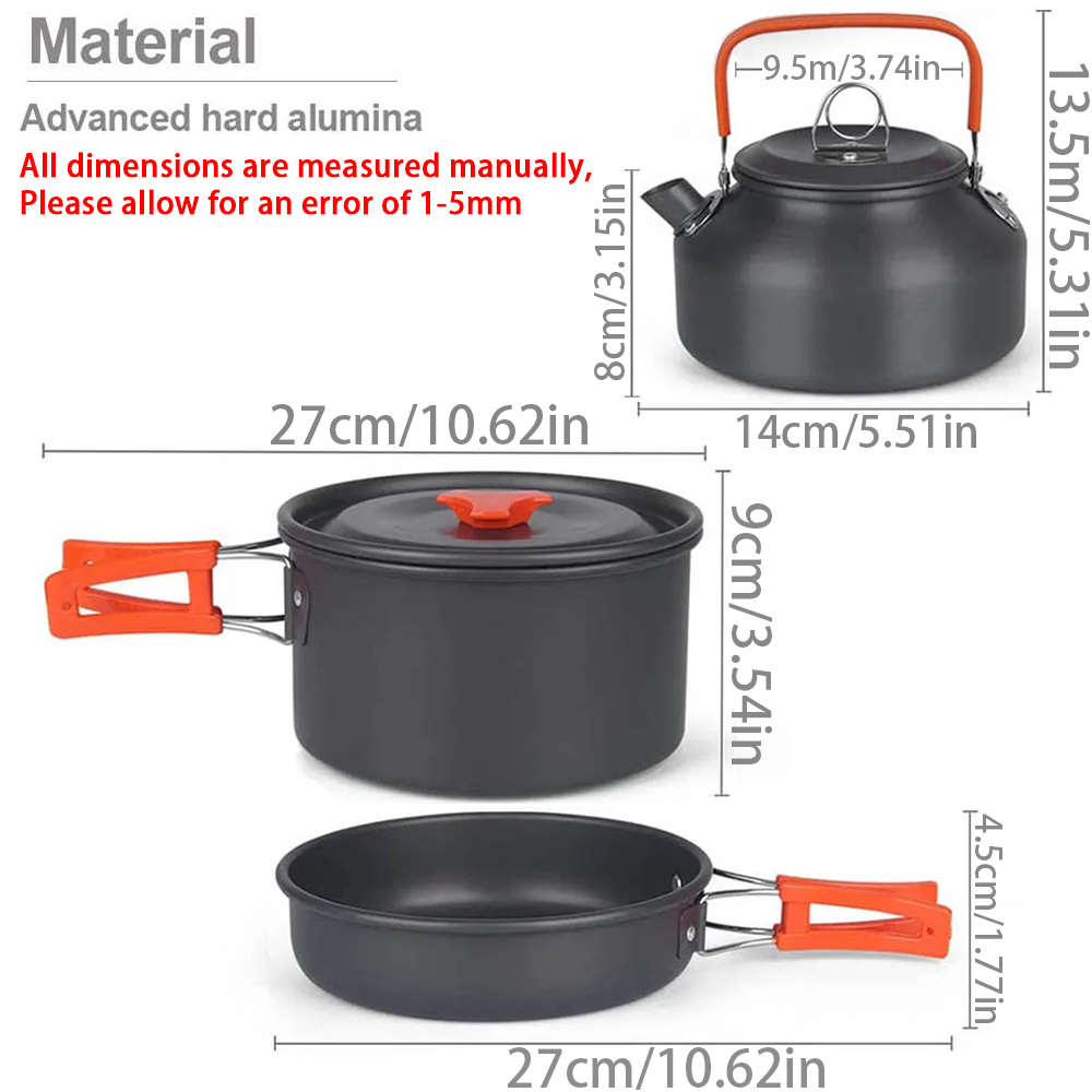 1 sztuk/1 zestaw zestaw naczyń – Camping Cooking Essentials recenzja i cena