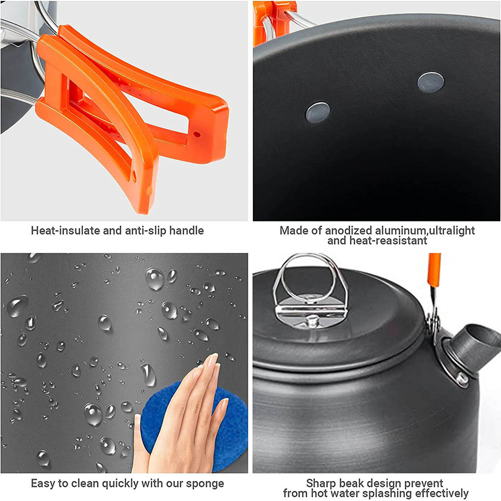 1 sztuk/1 zestaw zestaw naczyń – Camping Cooking Essentials recenzja i cena