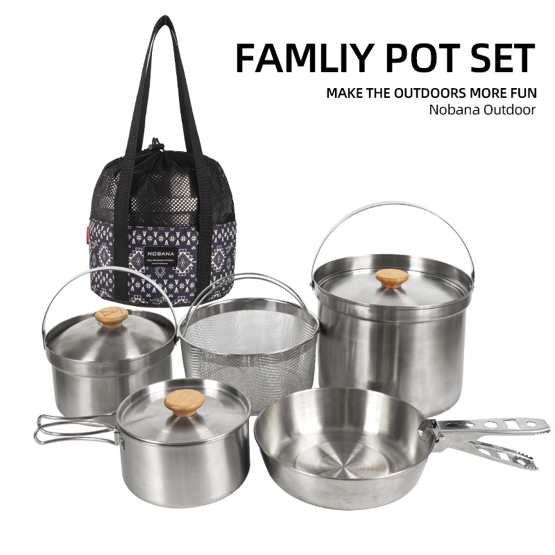 NOBANA najnowszy zestaw garnkó – Camping Cooking Hardware recenzja i cena
