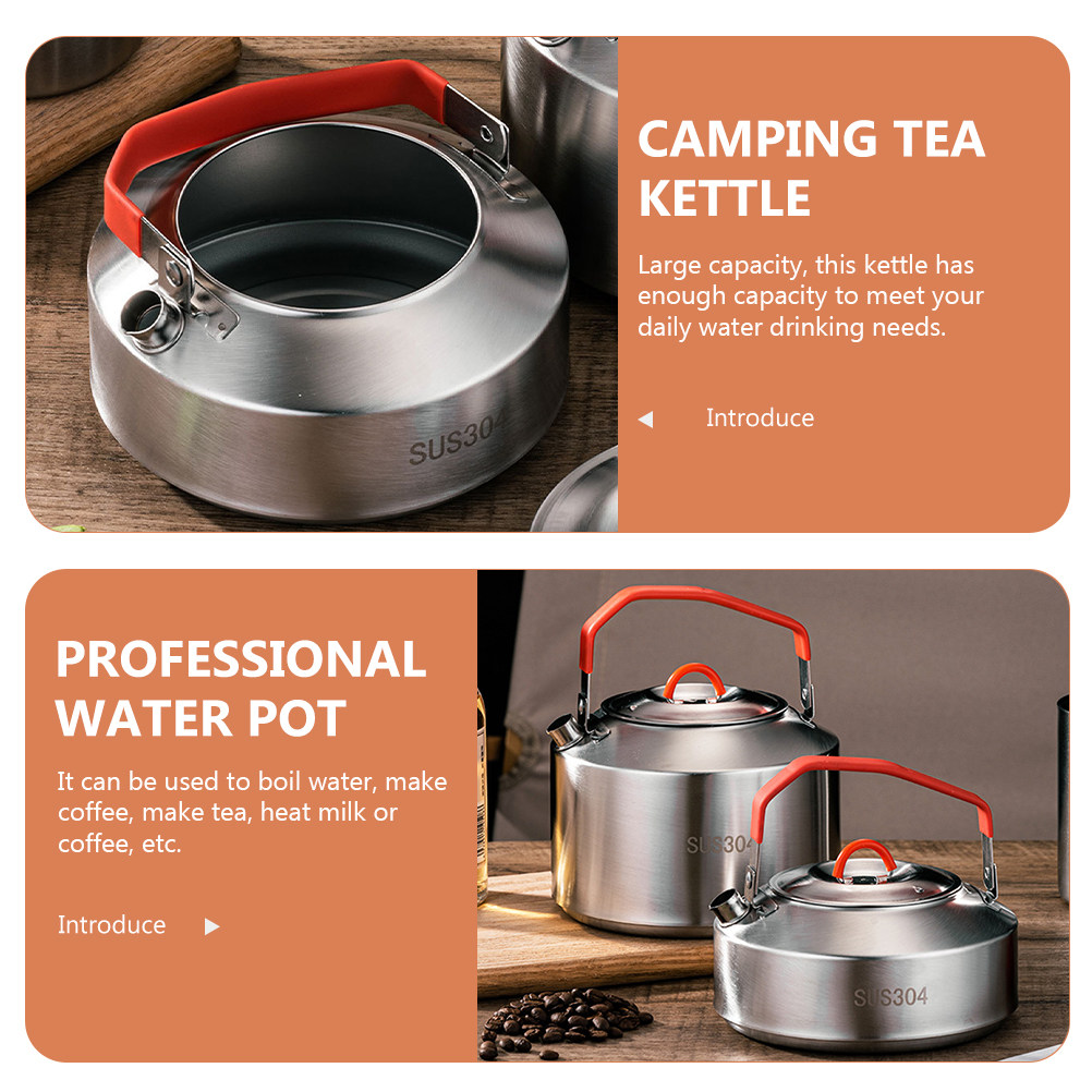 Czajnik kempingowy ze stali ni – Camping Cooking Pot Large recenzja i cena
