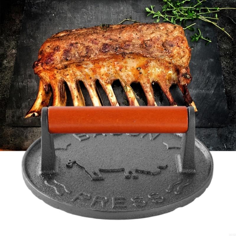 D0AD Wytrzymały żelazny burger – Camping Cooking Cast Iron recenzja i cena