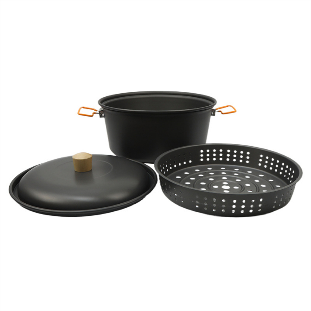 Zestaw garnków do gotowania na – Camping Cooking Essentials recenzja i cena