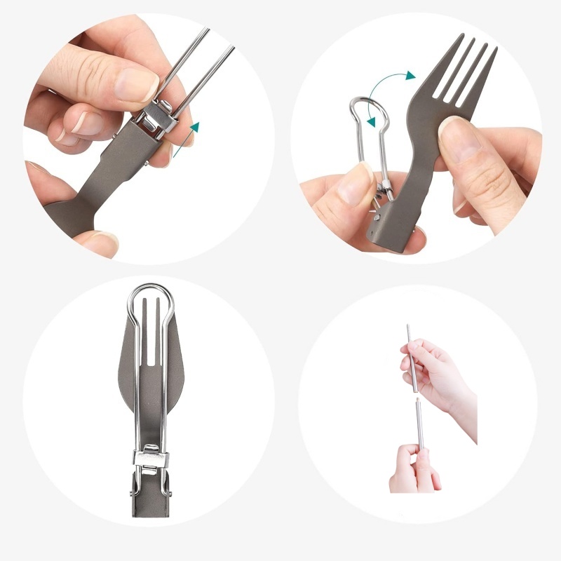 Zestaw składanych przyborów ku – Camping Cooking Set Lightweight recenzja i cena