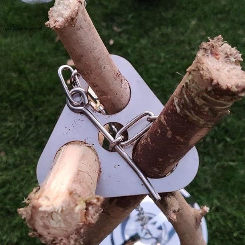 Stojak na pieczenie na zewnątr – Camping Cooking Pot Tripod recenzja i cena