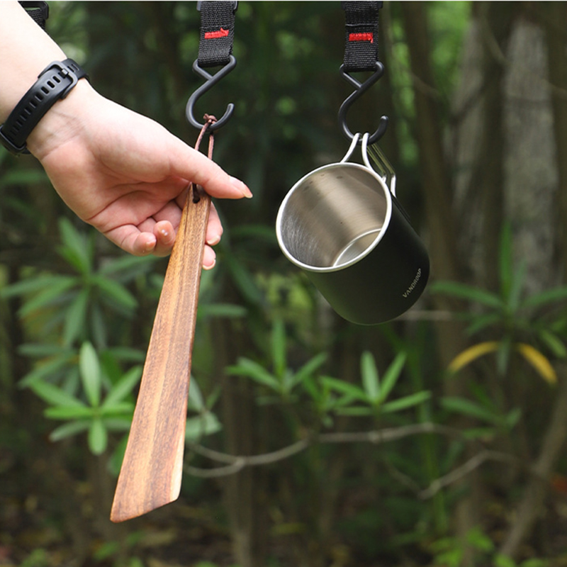 Drewniana szpatułka, przenośny – Camping Cooking Hardware recenzja i cena