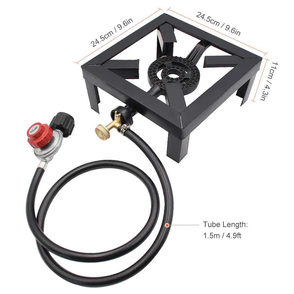 Kuchenka gazowa Tomshoo 8KW z  – Camping Cooking Burner recenzja i cena