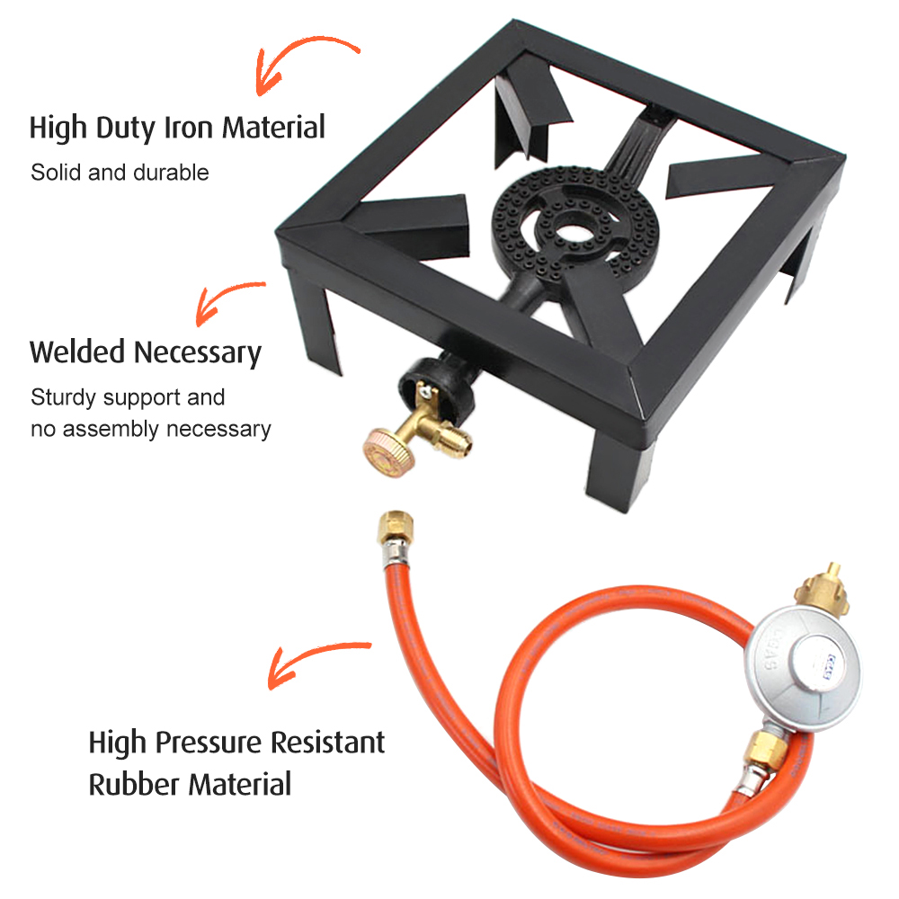 Kuchenka gazowa Tomshoo 8KW z  – Camping Cooking Burner recenzja i cena