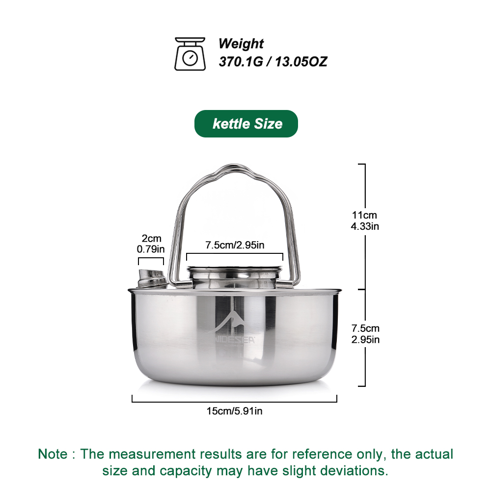 Widesea Camping Outdoor 1.7L S – Camping Cooking Essentials recenzja i cena