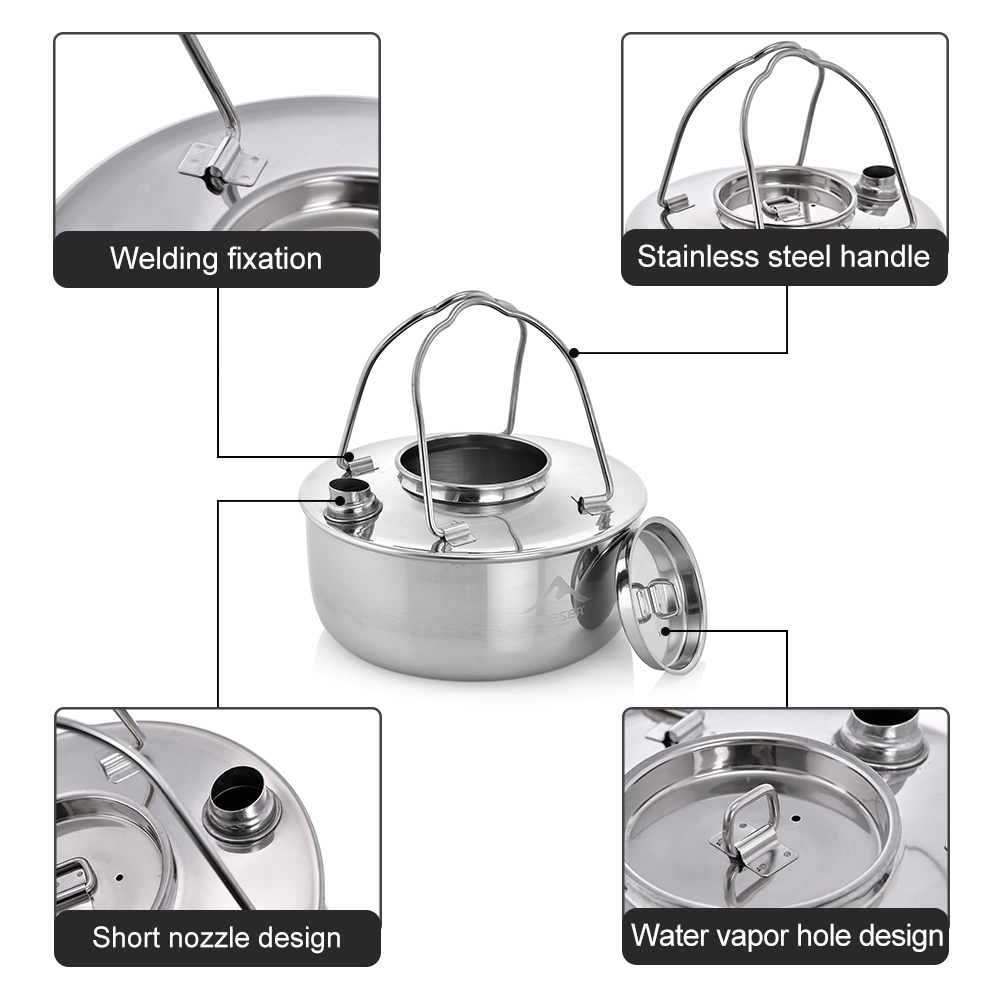 Widesea Camping Outdoor 1.7L S – Camping Cooking Essentials recenzja i cena