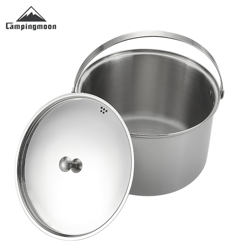 CAMPINGMOON CC-24 stal nierdze – Camping Cooking Pot Large recenzja i cena