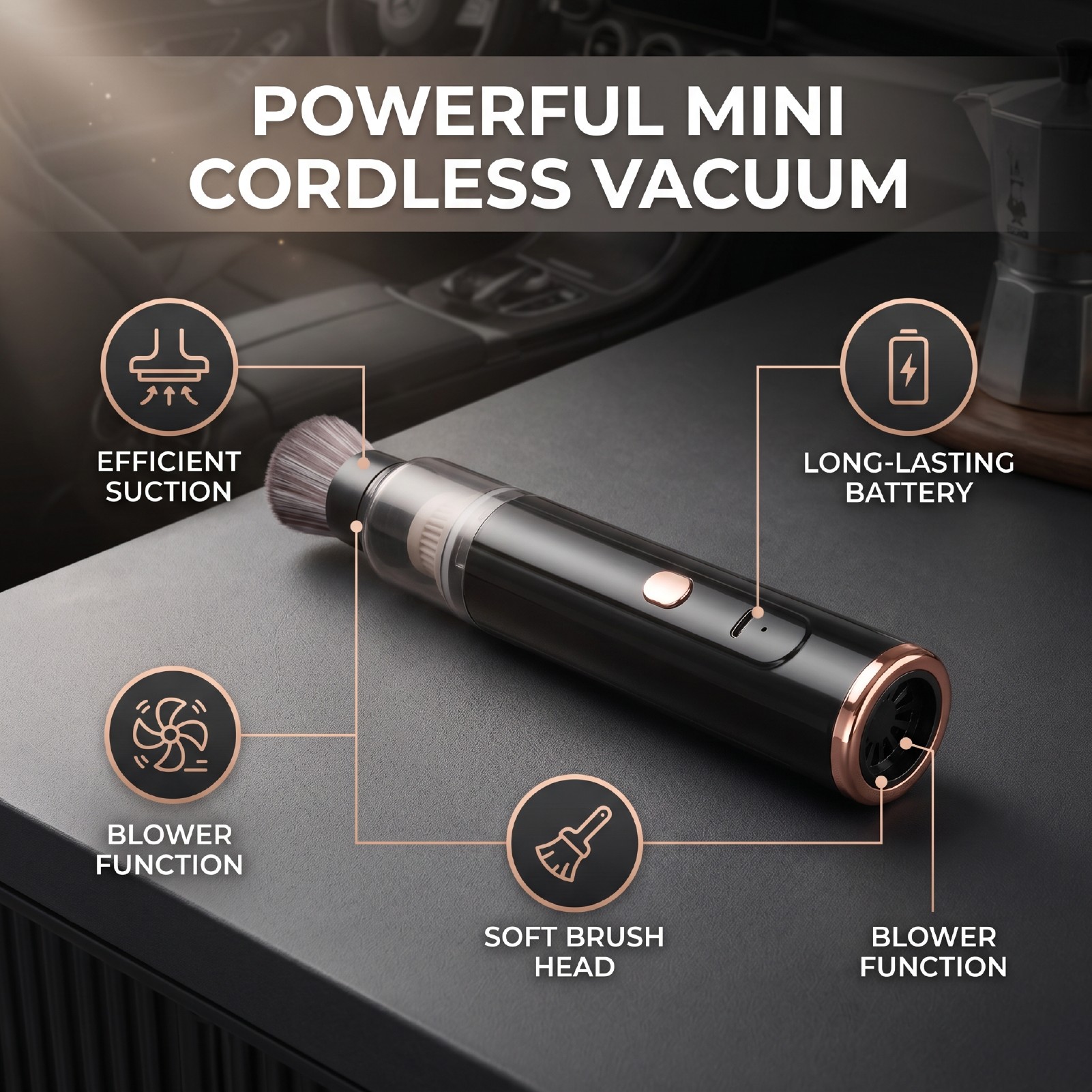 Odkurzacz samochodowy Odkurzac – Pocket Coffee Maker recenzja i cena