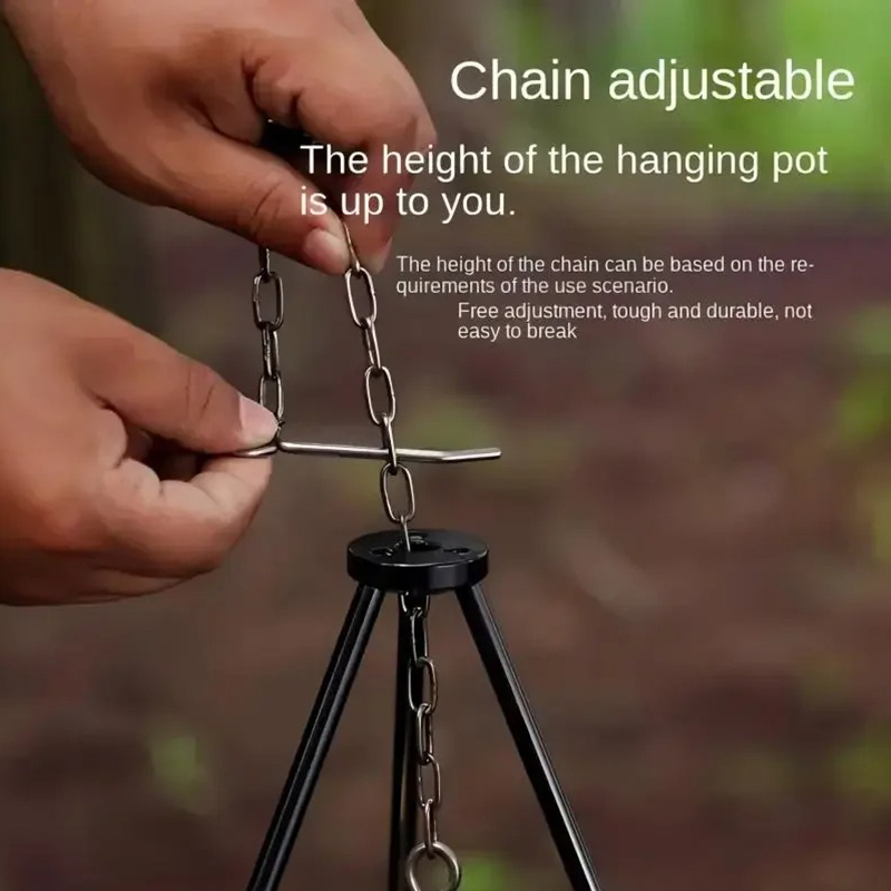 SSUNTAK Przenośny, odłączany t – Camping Cooking Pot Tripod recenzja i cena