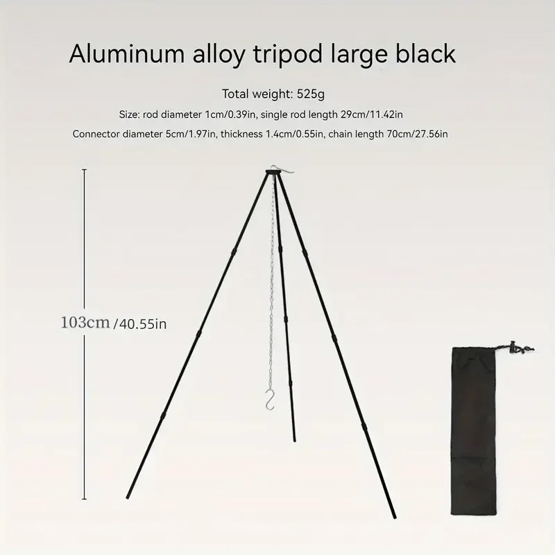 SSUNTAK Przenośny, odłączany t – Camping Cooking Pot Tripod recenzja i cena